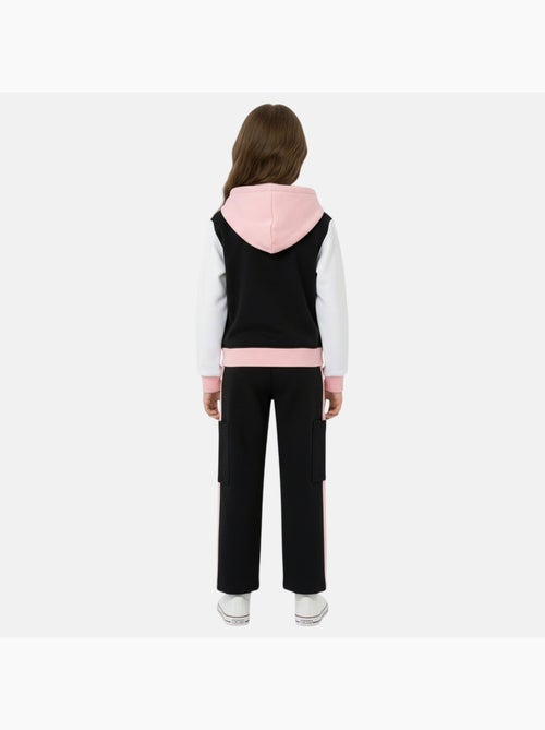 Lee cooper - ensemble veste teddy boutonnée et pantalon de jogging - Kiabi