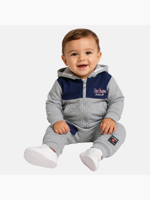 Lee cooper - ensemble veste zippée à capuche et pantalon de jogging - Kiabi Lee cooper - ensemble veste zippée à capuche et pantalon de jogging - Kiabi
