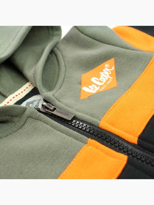Lee cooper - ensemble veste zippée à capuche et pantalon de jogging - Kiabi