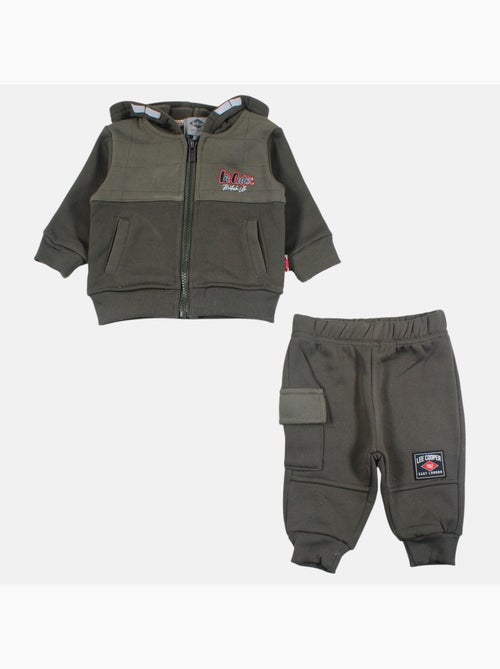 Lee cooper - ensemble veste zippée à capuche et pantalon de jogging - Kiabi
