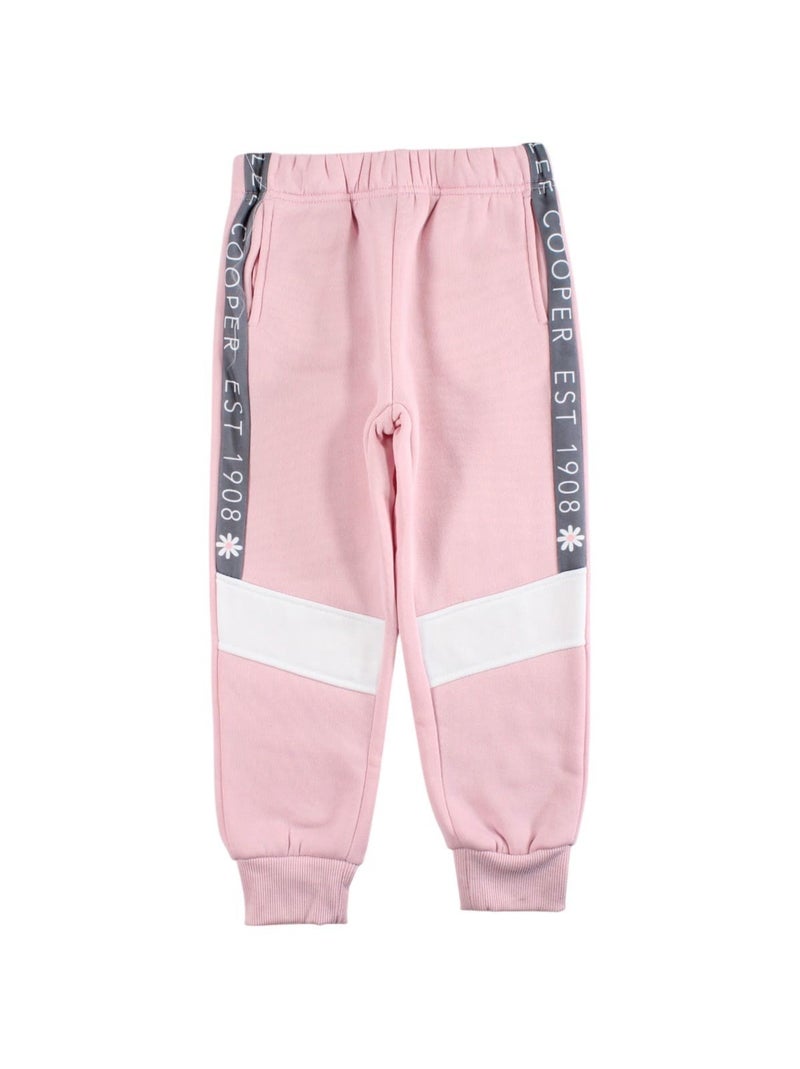 Lee cooper - ensemble veste zippée à capuche et pantalon de jogging Rose clair - Kiabi