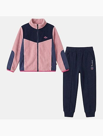 Lee cooper - ensemble veste zippée col montant et pantalon de jogging