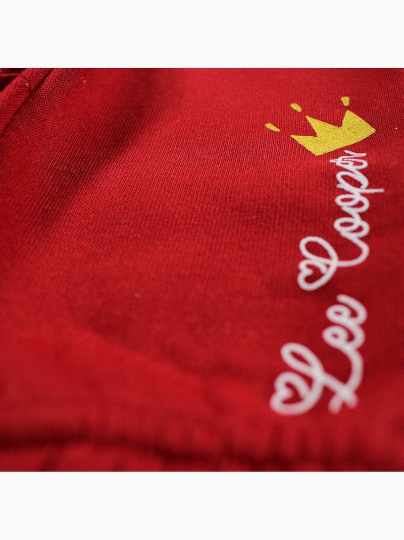 Lee cooper - ensemble veste zippée col montant et pantalon de jogging Rouge - Kiabi