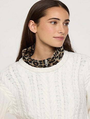 Lee Cooper - Faux col Ubomb Camel