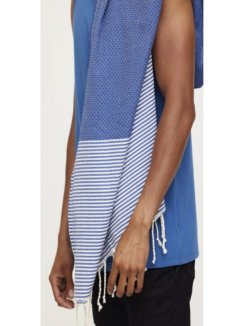 Lee Cooper - Fouta coton  ITTA Bleu - Kiabi