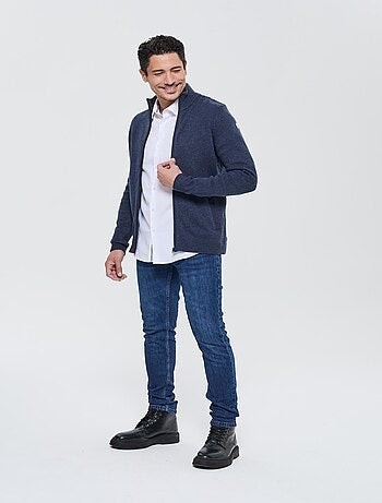 Lee Cooper - Gilet Carlos Navy chiné