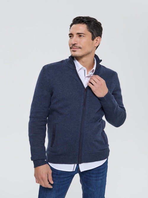 Lee Cooper - Gilet Carlos Navy chiné - Kiabi