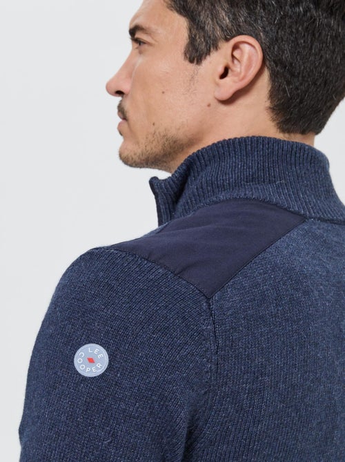 Lee Cooper - Gilet Carlos Navy chiné - Kiabi