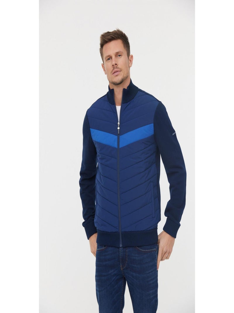 Lee Cooper - Gilet coton regular CISTAS Bleu marine - Kiabi