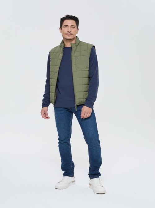Lee Cooper - Gilet Foloko Kaki - Kiabi