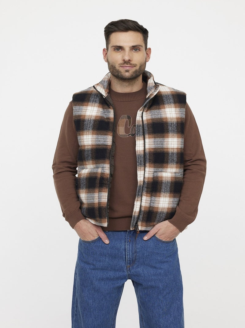 Lee Cooper - Gilet FUSCO Brown Marron - Kiabi