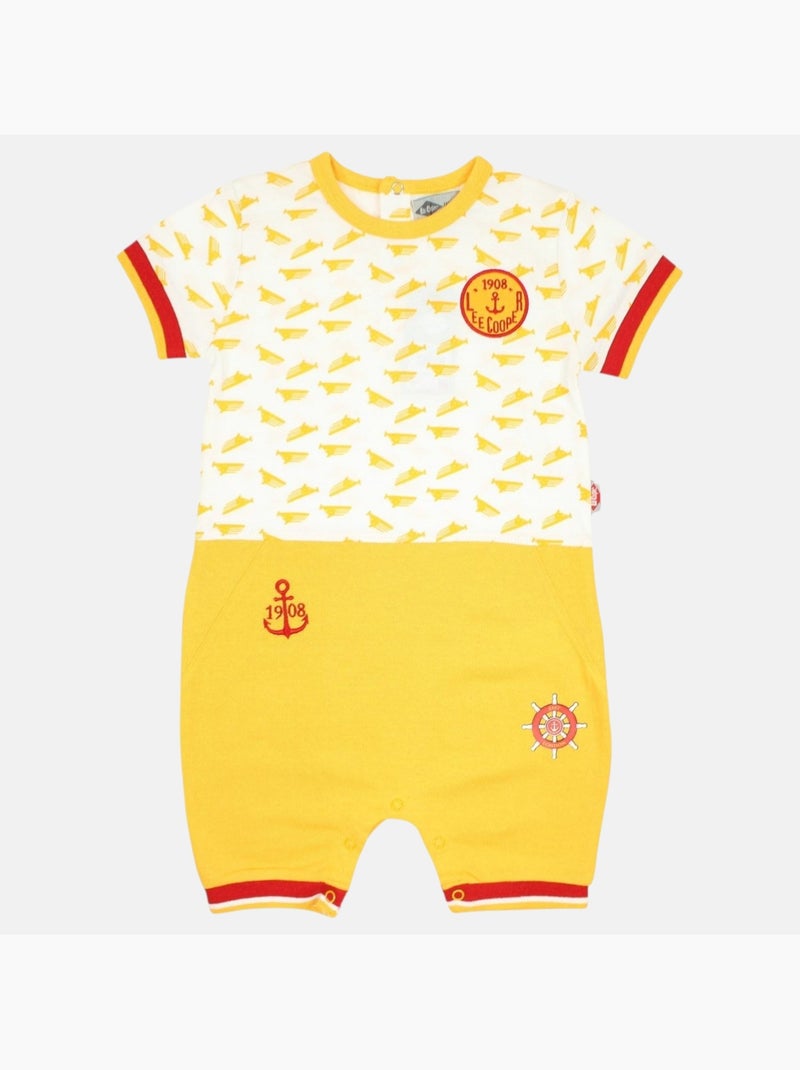 Lee Cooper - Grenouillère bébé avec motifs Jaune - Kiabi