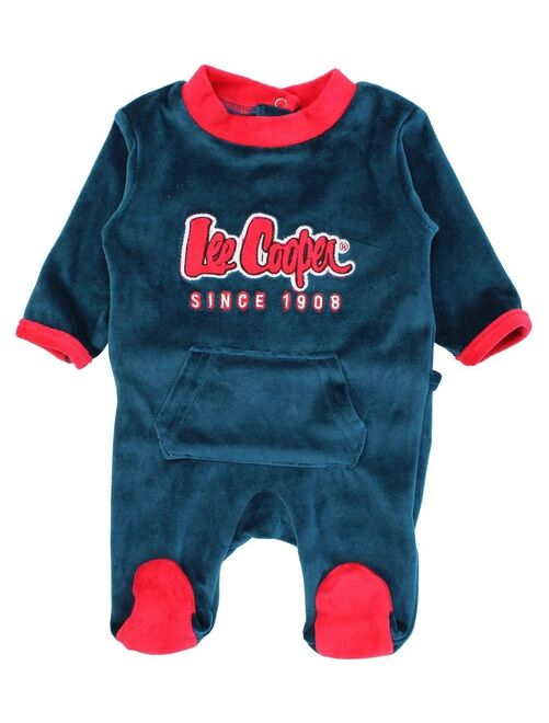 Lee Cooper - Grenouillere bébé garçon imprimé logo en coton - Kiabi