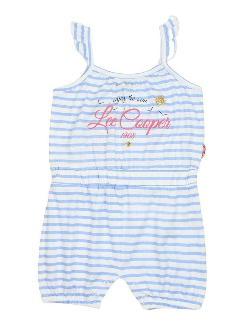 Lee Cooper - Grenouillere bébé Lee Cooper Bleu - Kiabi