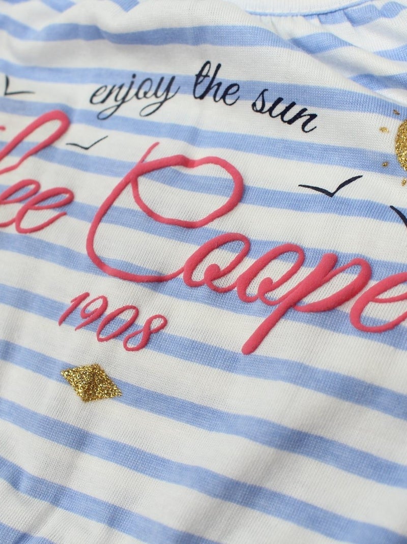 Lee Cooper - Grenouillere bébé Lee Cooper Bleu - Kiabi