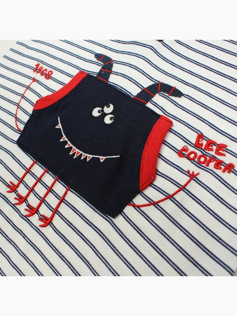 Lee Cooper - Grenouillere bébé Lee Cooper Bleu marine - Kiabi