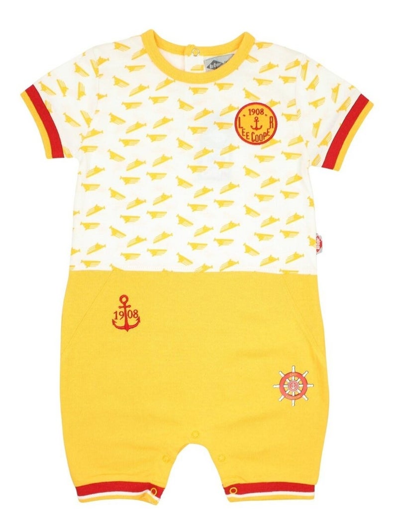 Lee Cooper - Grenouillere bébé Lee Cooper Jaune - Kiabi