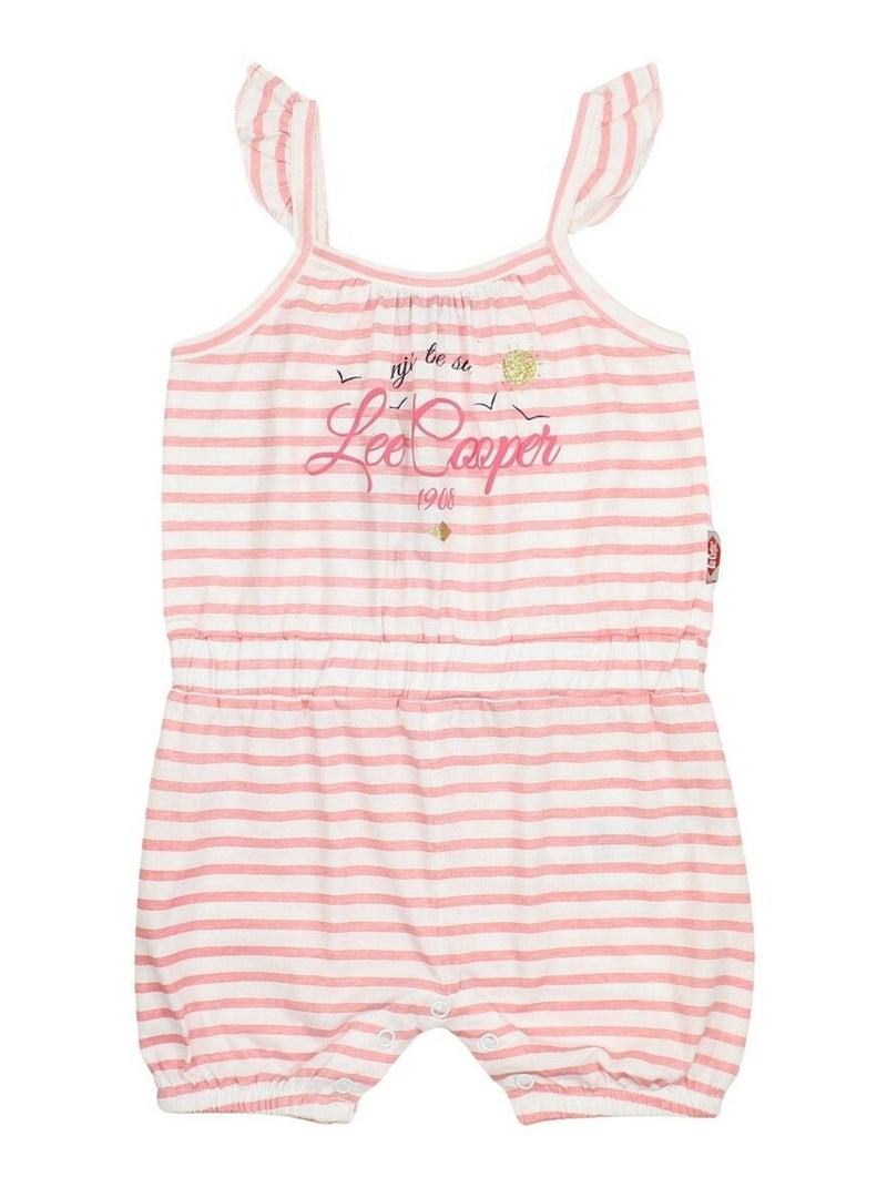 Lee Cooper - Grenouillere bébé Lee Cooper Rose - Kiabi