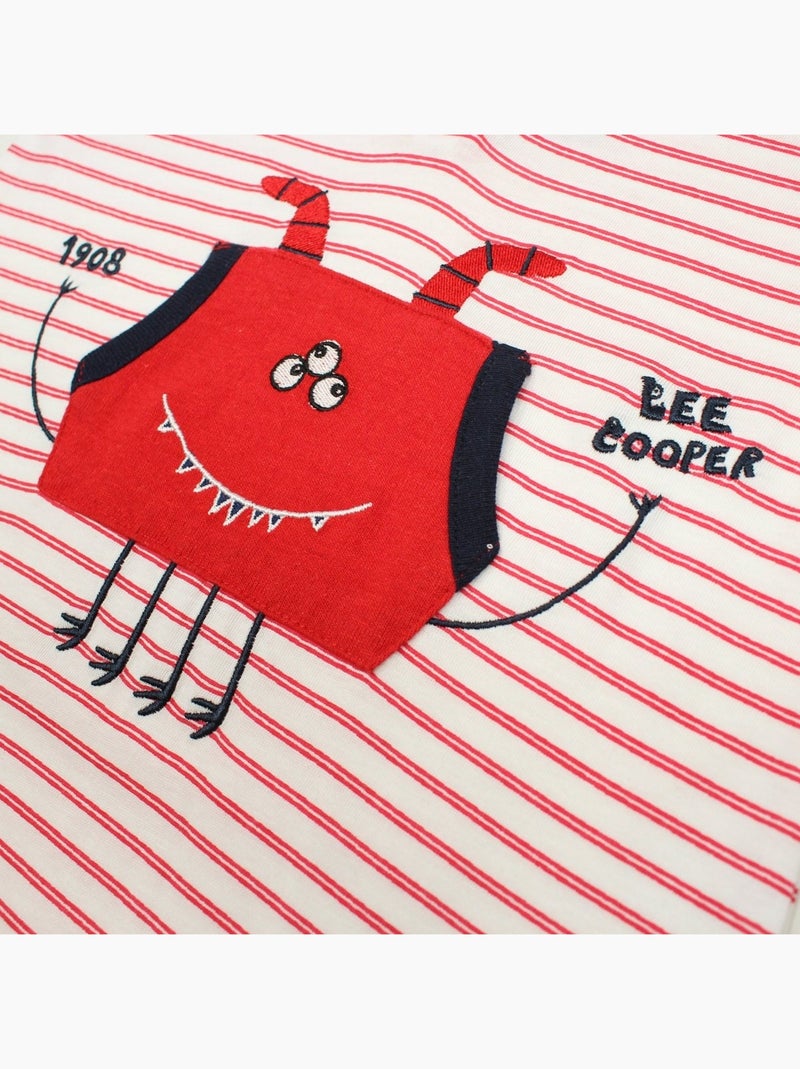 Lee Cooper - Grenouillere bébé Lee Cooper Rouge - Kiabi