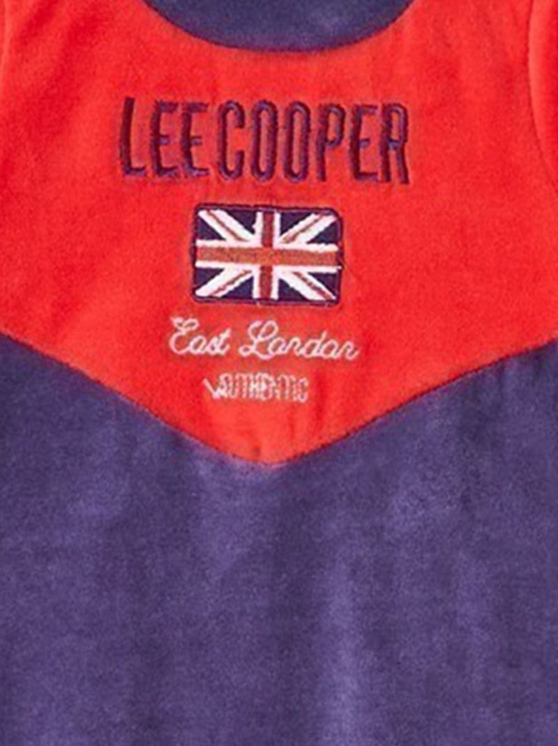 Lee Cooper - Grenouillere en velours Lee Cooper Rouge - Kiabi