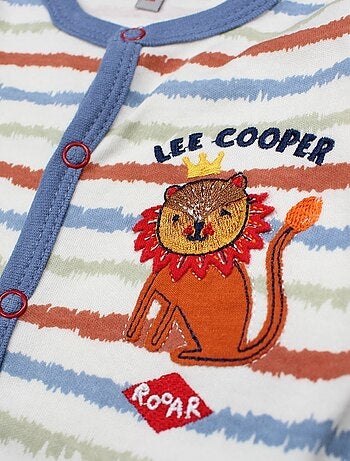 Lee Cooper - Grenouillere imprimé Lee Cooper en coton