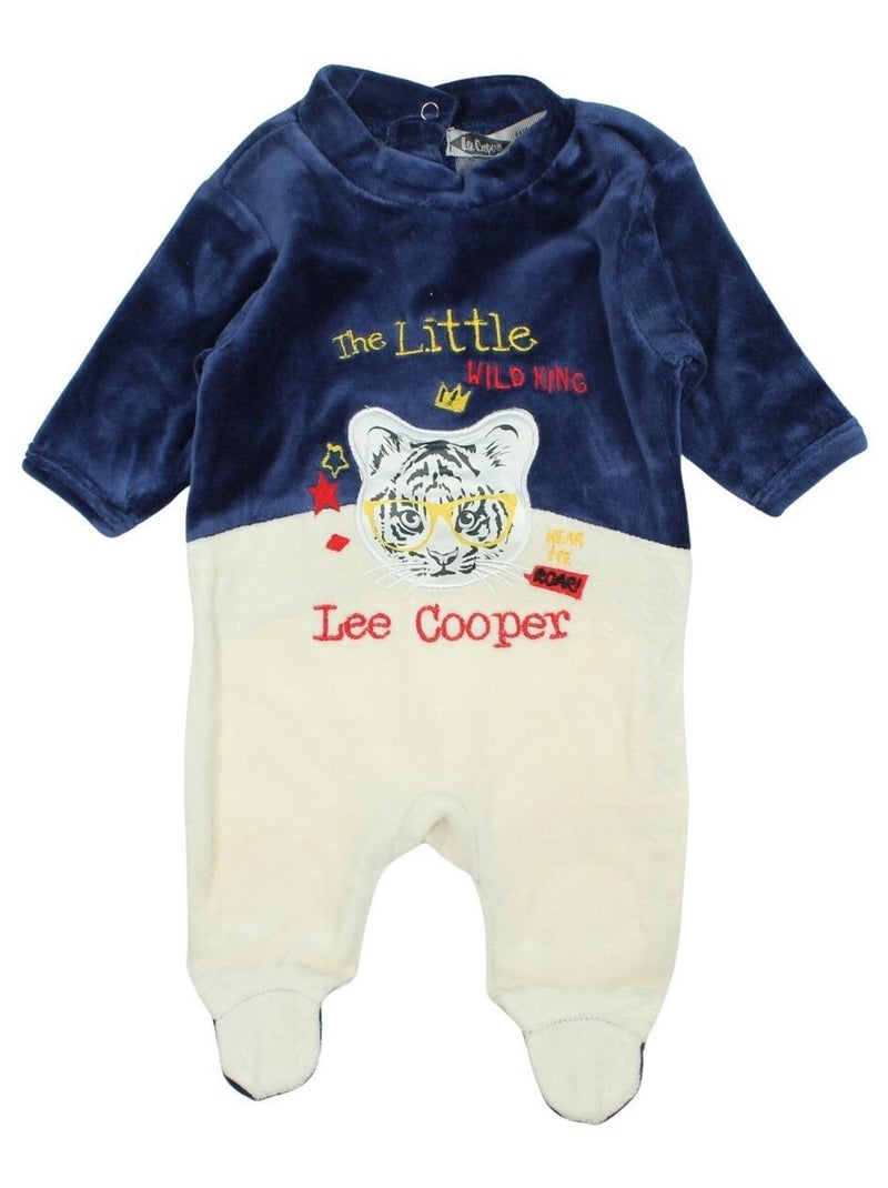 Lee Cooper - Grenouillere imprimé Lee Cooper en coton Bleu marine - Kiabi