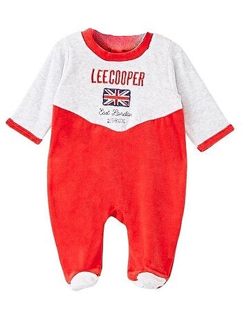 Lee Cooper - Grenouillere imprimé logo en coton