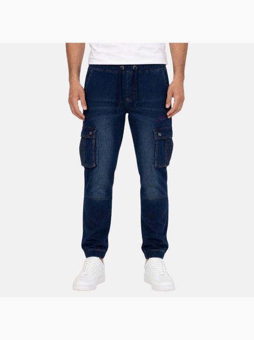 Lee cooper - jean cargo avec poches latérales, coupe droite et taille élastique à cordon - Kiabi Lee cooper - jean cargo avec poches latérales, coupe droite et taille élastique à cordon - Kiabi