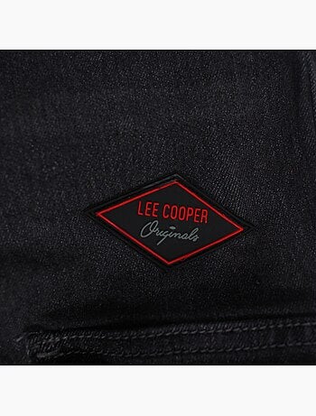 Lee cooper - jean cargo avec poches latérales, coupe droite et taille élastique à cordon
