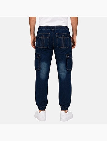 Lee cooper - jean cargo coupe ample, poches latérales