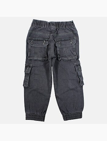 Lee cooper - jean cargo coupe ample, taille à cordon