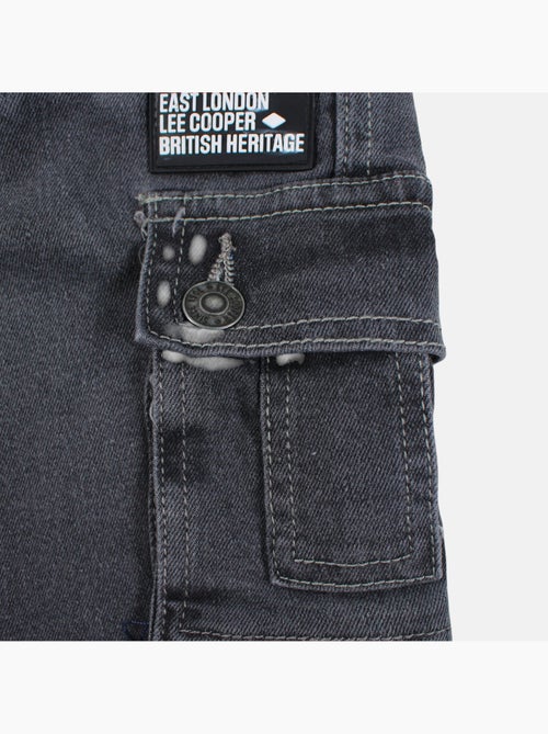 Lee cooper - jean cargo taille élastique à cordon, coupe décontractée - Kiabi Lee cooper - jean cargo taille élastique à cordon, coupe décontractée - Kiabi