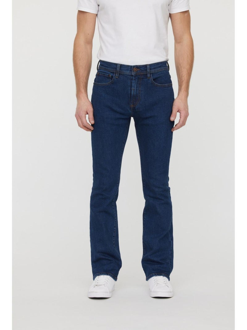 Lee Cooper - Jean coton boot cut LC050 Bleu foncé - Kiabi