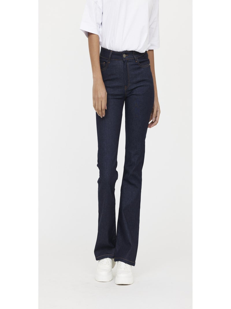 Lee Cooper - Jean coton bootcut JISENA Bleu foncé - Kiabi