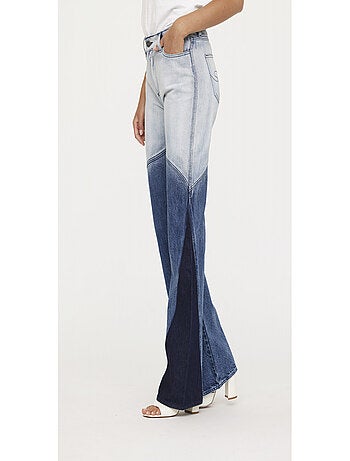 Jean Femme Lee 100% Coton, Taille 14SP, Délavé Moyen/foncé