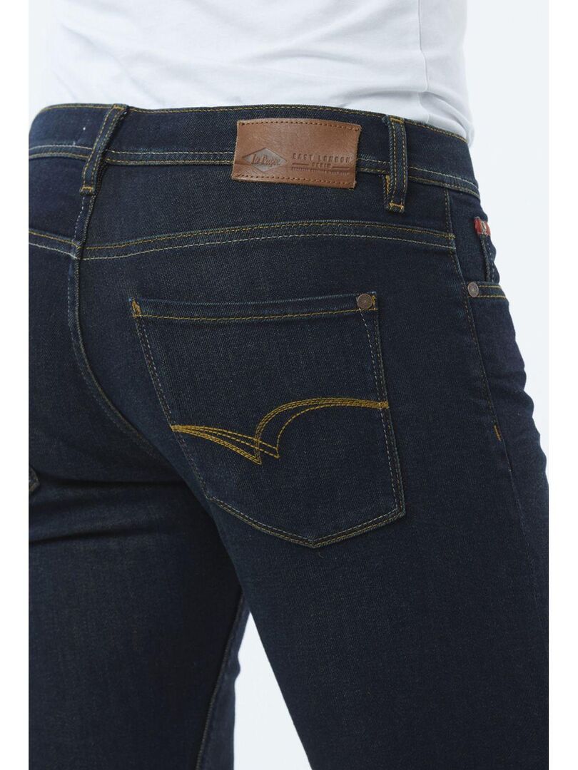 Jean Lee Detroit Tapered Regular - Bleu Foncé, Taille W32 L34 - Très Bon état Occasion