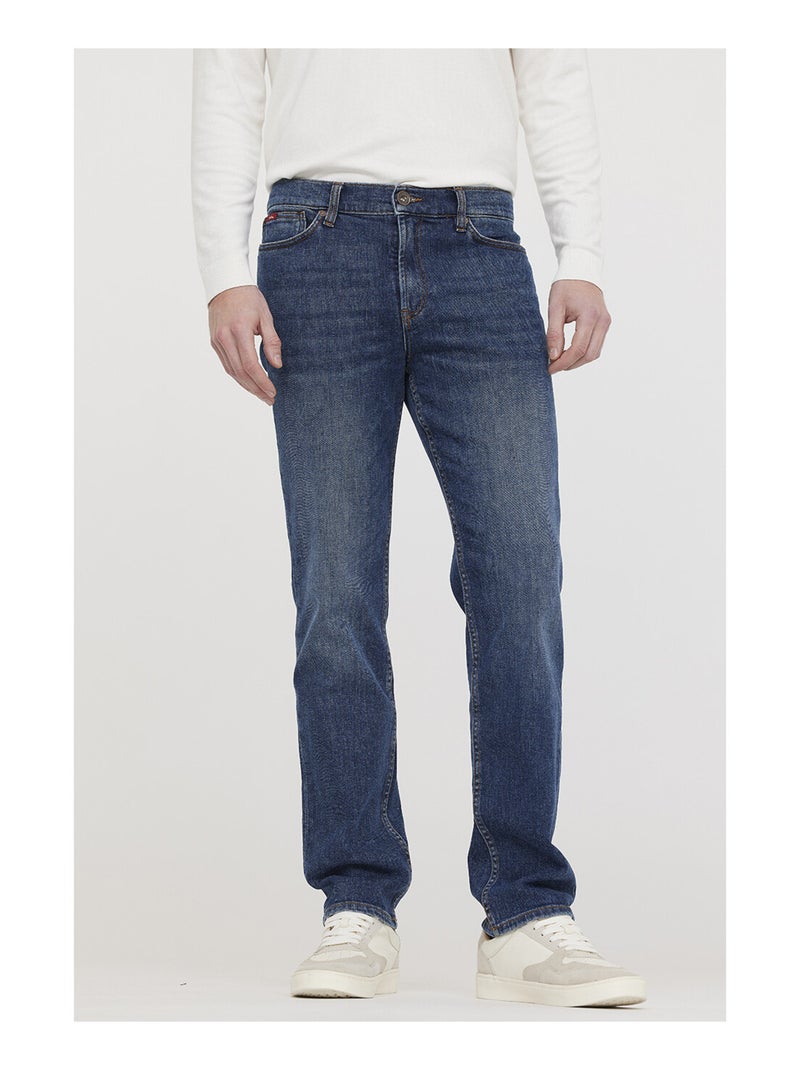 Lee Cooper - Jean coton regular LC118 Bleu - Kiabi