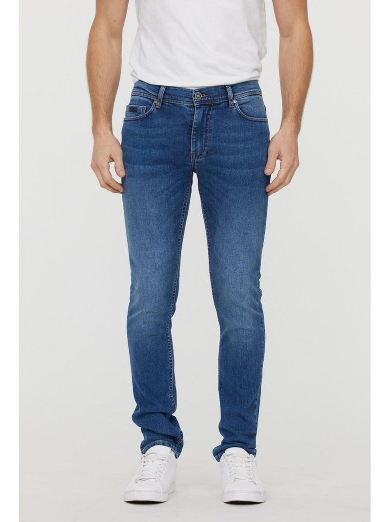 Lee Cooper - Jean coton skinny LC132 Bleu - Kiabi