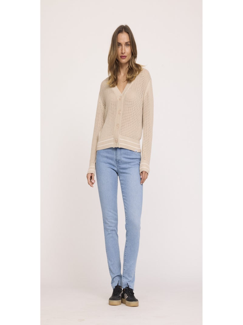 Lee Cooper - Jean coton slim JANA Bleu ciel - Kiabi