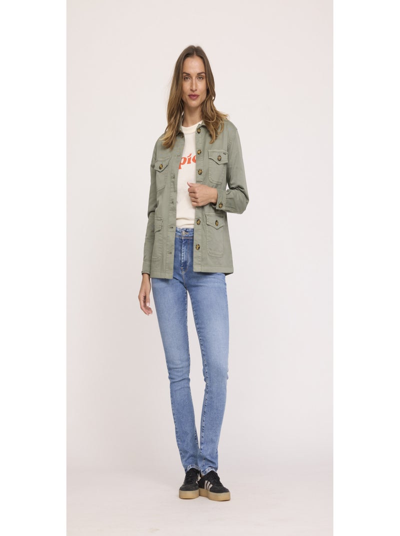 Lee Cooper - Jean coton slim JANA Bleu clair - Kiabi
