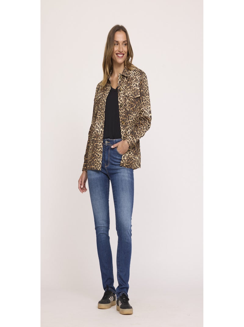 Lee Cooper - Jean coton slim JANA Bleu gris - Kiabi