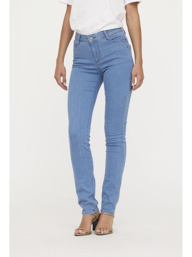 Lee Cooper - Jean coton slim JINNIE Bleu ciel - Kiabi