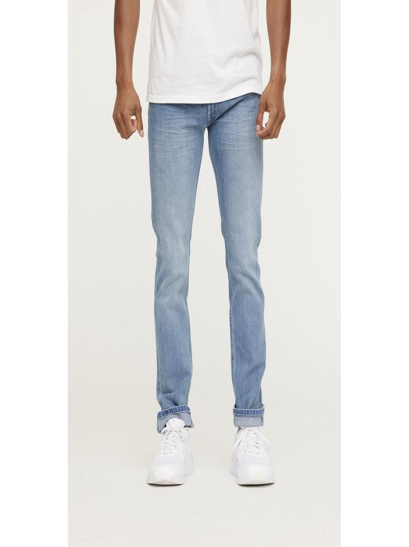 Lee Cooper - Jean coton slim LC128 Bleu Bleu - Kiabi