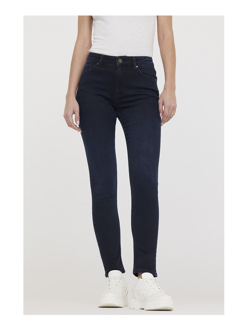 Lee Cooper - Jean coton slim LC135 Bleu Noir - Kiabi