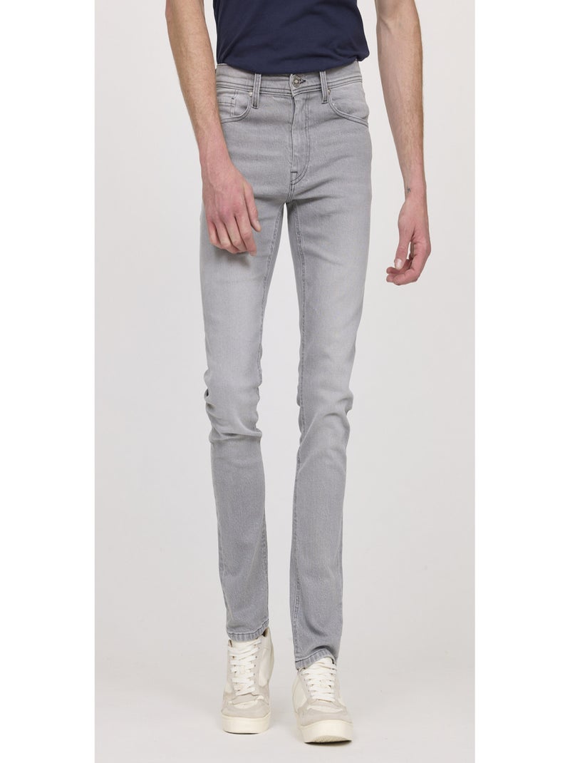 Lee Cooper - Jean coton straight LC122 Gris clair - Kiabi