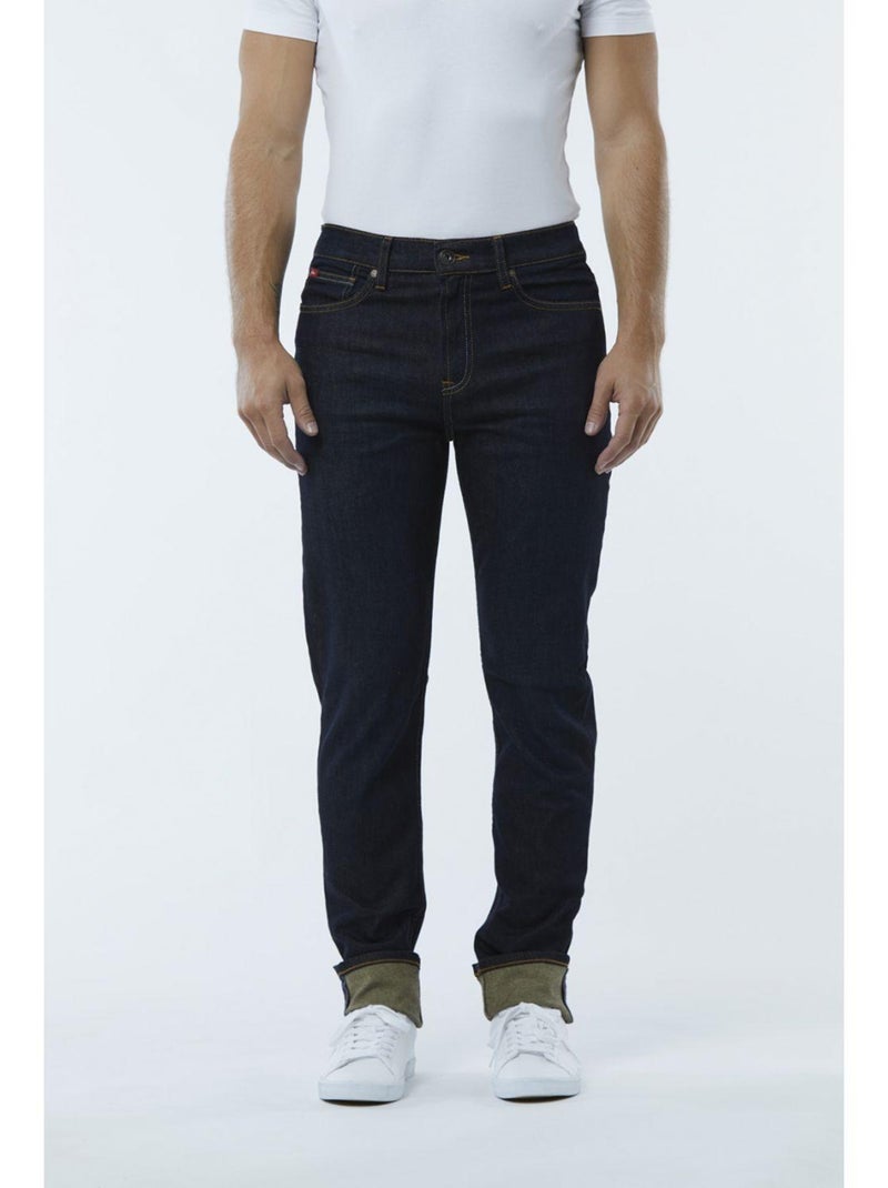 Lee Cooper - Jean coton straight LC126 Bleu foncé - Kiabi