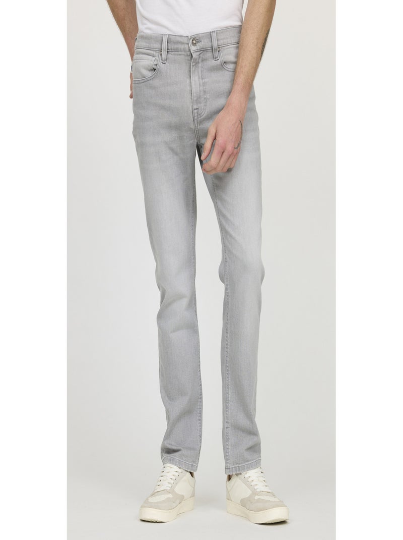 Lee Cooper - Jean coton straight LC126 L34 Gris clair - Kiabi