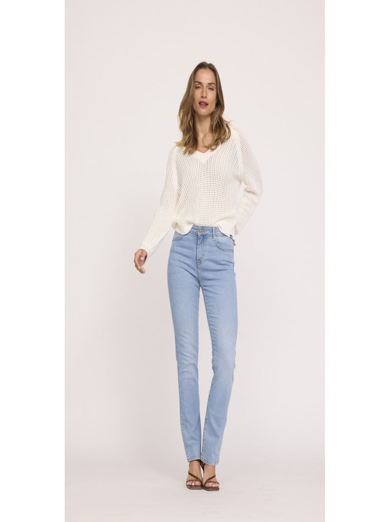 Lee Cooper - Jean coton straight LC161 Bleu clair - Kiabi