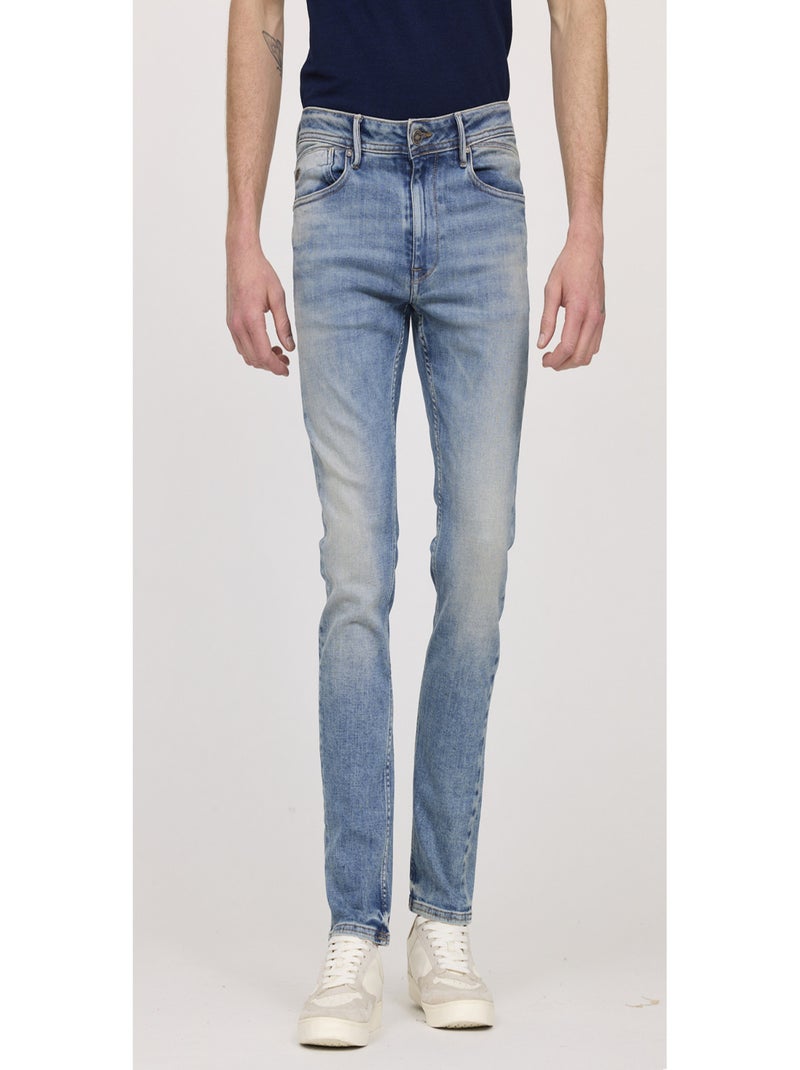 Lee Cooper - Jean coton tapered JAMOR Beige gris - Kiabi