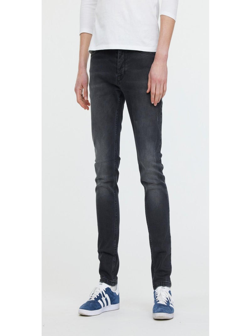 Lee Cooper - Jean coton tapered JUKE Noir - Kiabi